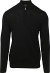 Profuomo Half Zip Pullover Merino Wool Black order online | Suitable Greece