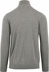 Profuomo Pull Col Roulé Merino Vert Product / Achterkant