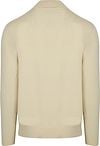 Profuomo Half Zip Pullover Luxury Off White Product / Achterkant