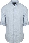 Steppin' Out Shirt Linen Stripes Light Blue Product