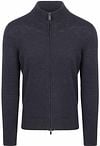 Suitable Cardigan Slub Yarn Navy CA-FZ-SLUBPLAIN-25.03 FCD 34381 navy order online | Suitable