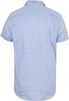 Suitable Short Sleeve Hemd Leinen Hellblau Product / Achterkant