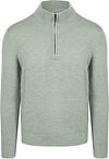 Suitable Slub Yarn Half Zip Trui Groen PU-MO-SLUBPLAIN-25.02 FCD 38226 green kopen | Suitable