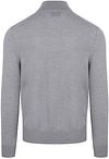 Suitable Merino Half Zip Sweater Grey Product / Achterkant