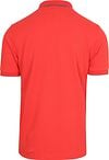Sun68 Poloshirt Small Stripe Collar Rot Product / Achterkant
