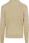 Tommy Hilfiger Pullover Cable Sandalwood Product / Achterkant