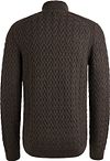 Vanguard Pullover Half Zip Wool Brown Product / Achterkant