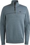 Vanguard Sweater Half Zip Textured Light Blue order online | Suitable