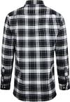 Steppin' Out Chemises Flanel A Carreaux Bleu Vert Product / Achterkant