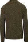 Anerkjendt Sweater Yarn Lambswool Green Melange Product / Achterkant