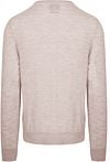 King Essentials The John Pullover Merino Greige Product / Achterkant