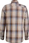Cast Iron Overshirt Checks Brown Product / Achterkant