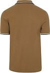 Fred Perry Polo Twin Tipped M3600 Brown Z60 Product / Achterkant