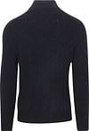 Gant Halfzip Laine D'Agneau Sweater Cable Marine