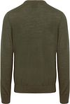 King Essentials The John Pull Merino Vert Army  Product / Achterkant