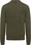 King Essentials The John Pullover Merino Army Green Product / Achterkant