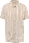 KnowledgeCotton Apparel Shirt Stripe Beige  1090013-8002 Stripe - safari order online | Suitable