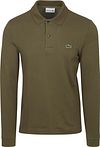 Lacoste Longsleeve Polo Shirt Olive Green order online | Suitable