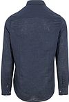 NZA Shirt Okarito Linen Navy Product / Achterkant