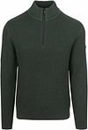 No Excess Half Zip Pullover Structure Melange Dark Green 25230904-052 order online | Suitable