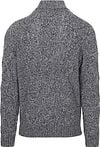 NZA Rollneck Pullover Eli Cable Melange Navy Product / Achterkant