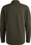 PME Legend Overshirt Jersey Waffle Beluga Groen