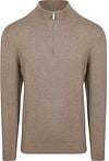 Profuomo Half Zip Pullover Luxury Basic Taupe PPWJ10007C-H3 order online | Suitable