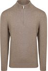 Profuomo Pullover Half Zip Luxury Basic Taupe PPWJ10007C-H3 commander en ligne | Suitable