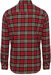 NZA Shirt Marcel Flannel Check Cherry Red Product / Achterkant
