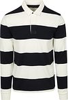 Steppin' Out Rugby Poloshirt Streifen Navy Weiß PU-RUGSTR-STEP-01 navy kaufen | Suitable
