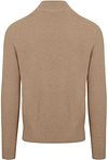 Suitable Half Zip Pullover Structure Beige Product / Achterkant
