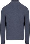 Suitable Half Zip Pullover Wool Blend Dark Blue Product