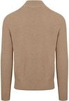 Suitable Half Zip Trui Structuur Beige Product / Achterkant