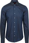 Suitable Hemd Extra Lange Mouwen Jacquard Navy Product