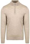 Suitable Merino Half Zip Sweater Sand PU-MRI-HZ-25-LS - 2M0355 light sand order online | Suitable