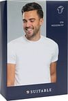 Suitable Ota T-Shirt Round Neck White 2-Pack Verpakking