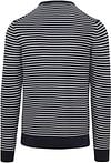 Suitable Respect Pullover Otto Dark Blue Stipe Product / Achterkant