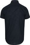 Suitable Short Sleeves Shirt Cotton Slub Navy Product / Achterkant