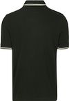Fred Perry Polo Twin Tipped M3600 Vert foncé Product / Achterkant
