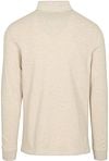 Tommy Hilfiger Polo Longsleeve Melange Ecru Product / Achterkant