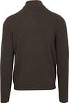 Steppin' Out Half Zip Trui Merinowol Bruin