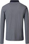 Casa Moda Long Sleeve Polo Structure Blauw Product / Achterkant