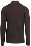 Vanguard Cardigan Bonded Mouline Brown Product / Achterkant