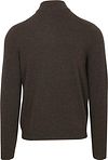 Steppin' Out Half Zip Pullover Merino Wool Brown