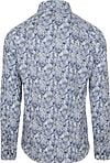 Desoto Shirt Print Floral Blue  Product / Achterkant