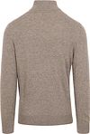 Gant Strickjacke Lambswool Greige Product / Achterkant