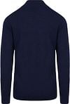 King Essentials The Michael Half Zip Pull Merino Navy Product / Achterkant