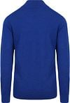 King Essentials The Michael Half Zip Pull Merino Royal Blue Product / Achterkant