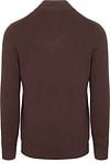 Lyle & Scott Half Zip Pullover Merino Wool Espresso Product / Achterkant
