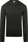 McGregor Cable Pullover Merino Wool Melange Dark Green MM242.1202.03-5107 order online | Suitable